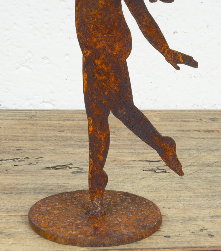 "Angioletto con una Stella" in corten