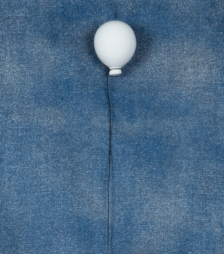 Palloncino bianco piccolo in ceramica