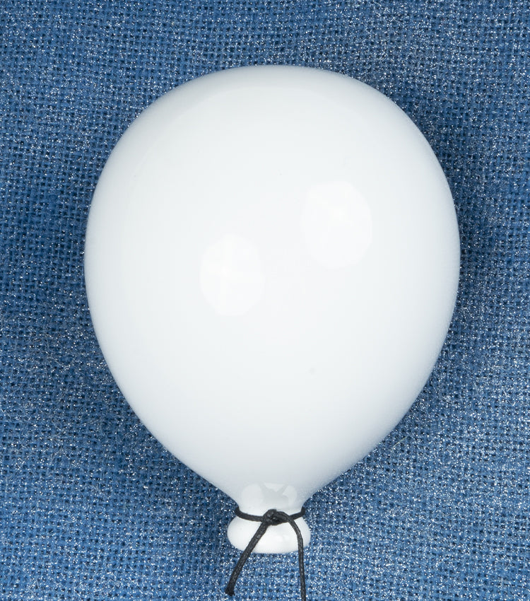 Palloncino bianco grande in ceramica