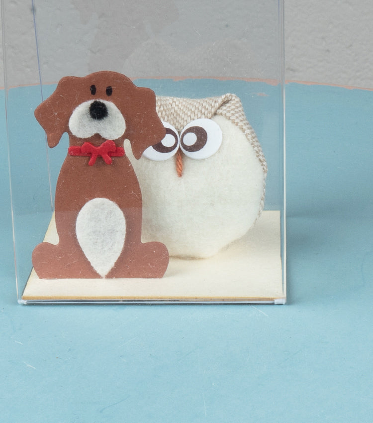 Gufetto Porta-Fortuna "L'amore passa da una mano"