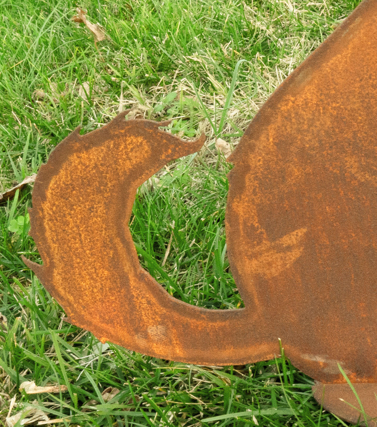 Cagnolino con il Collare in corten
