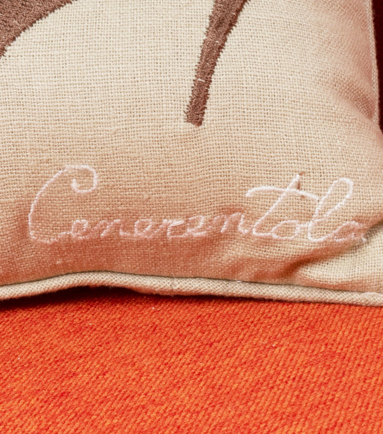 Cuscino con aforisma di Cenerentola in cotone
