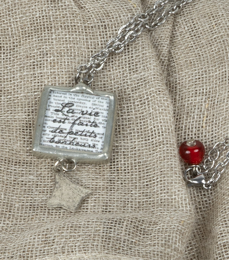 Collana Tiffany con coccinella