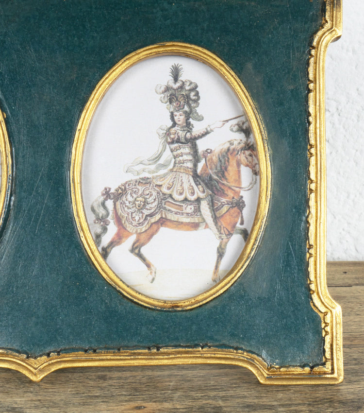 Cornice porta-foto rettangolare in metallo