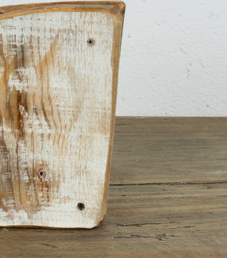 Quadretto con Cuore Colorato in legno