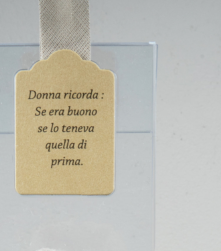Gufetto Porta-Fortuna "Donna ricorda:"
