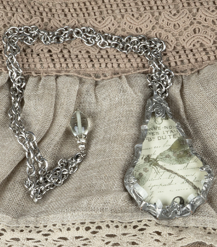 Collana Tiffany con libellula