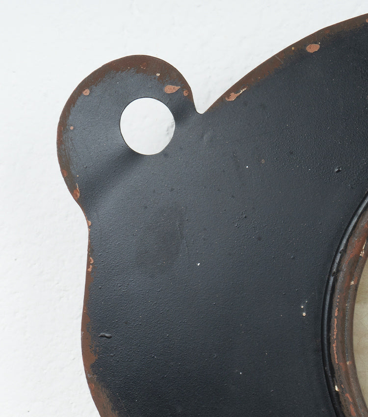 Orologio a forma di maialino in metallo