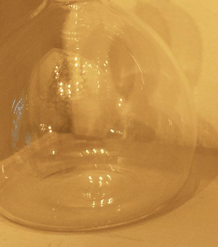 Boccetta per l'olio in vetro media