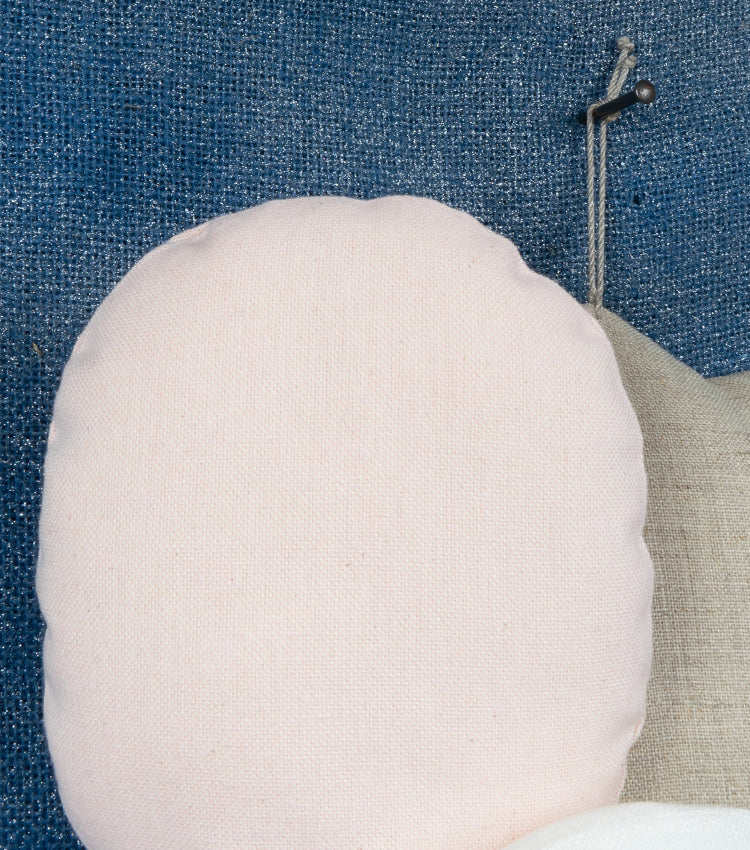 Fiocco nascita per bambina in lino