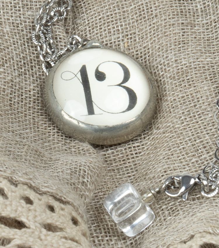 Collana Tiffany con numero 13