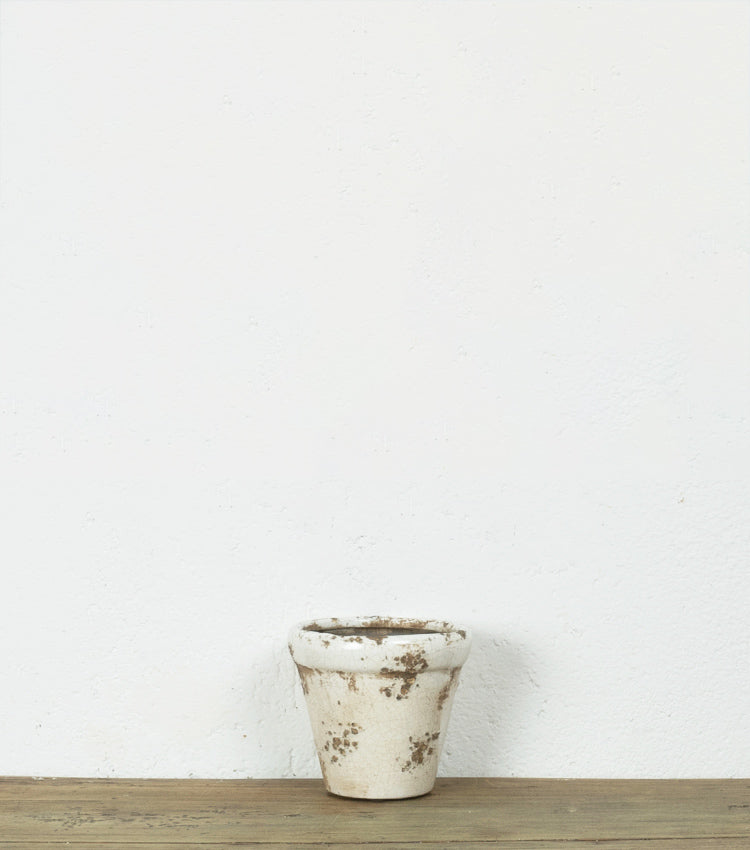Vaso in cotto smaltato piccolo