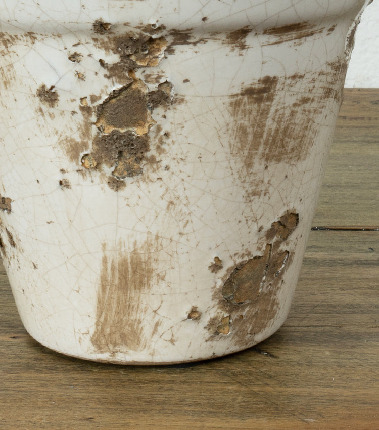Vaso in cotto smaltato piccolo