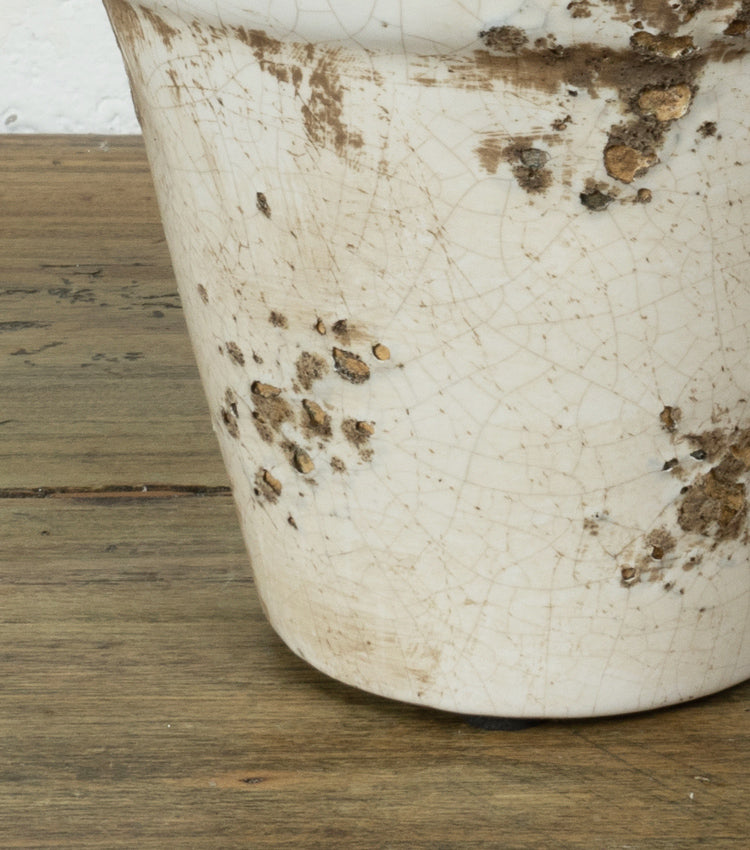 Vaso in cotto smaltato piccolo