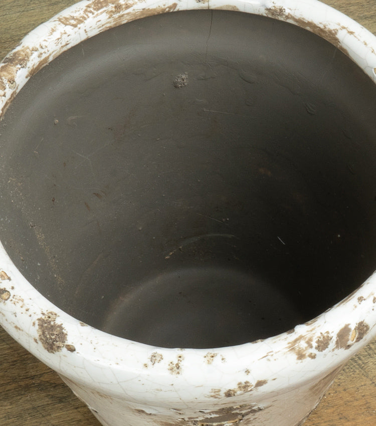 Vaso in cotto smaltato piccolo