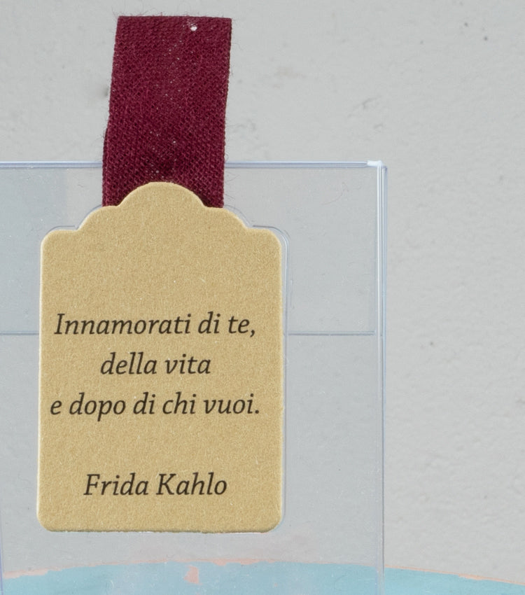 Gufetto Porta-Fortuna con aforisma di Frida Kahlo