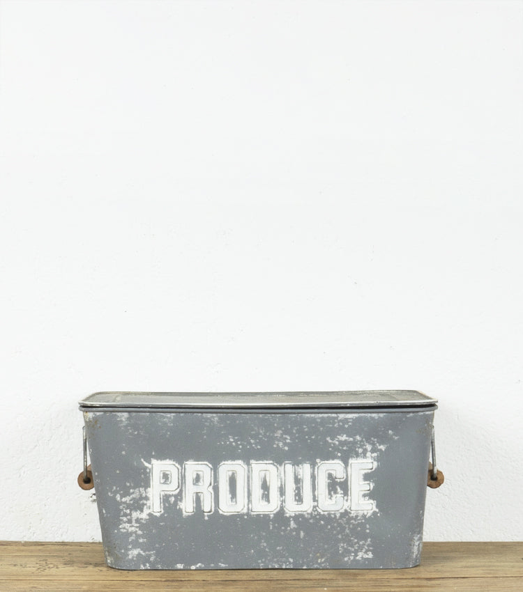 Scatola "Produce" in latta