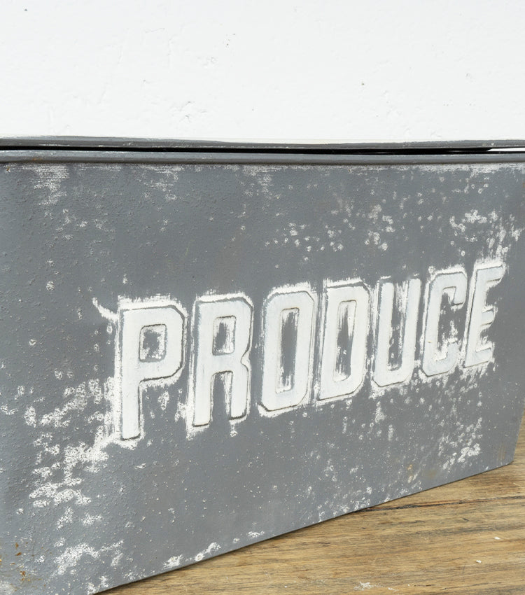 Scatola "Produce" in latta