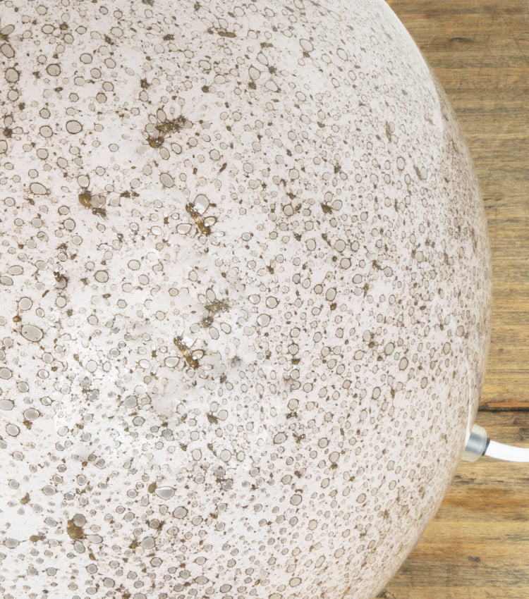 Lampada a sfera in vetro