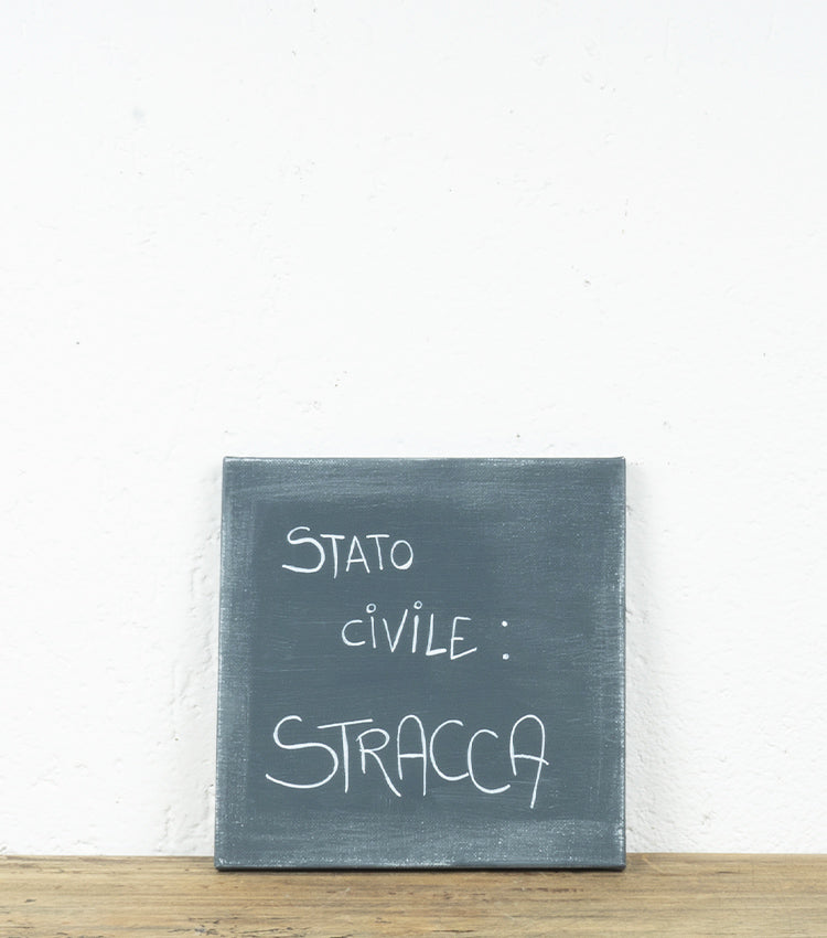 Quadro in tela "STATO CIVILE"
