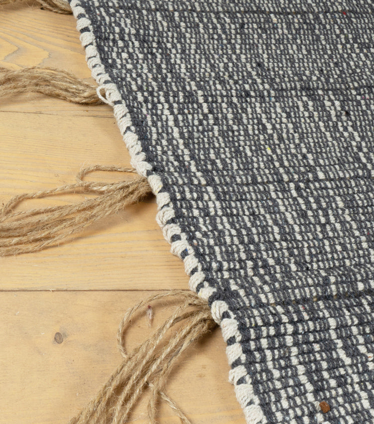 Tappeto in cotone e spago