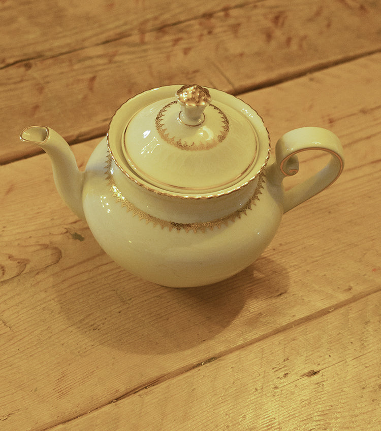 Teiera con coperchio bassa in ceramica