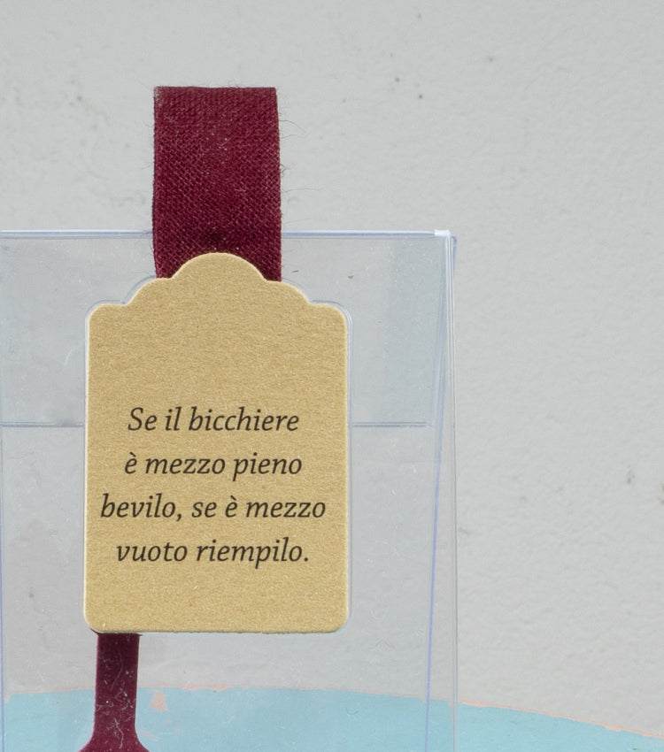 Gufetto Porta-Fortuna "Se il bicchiere"