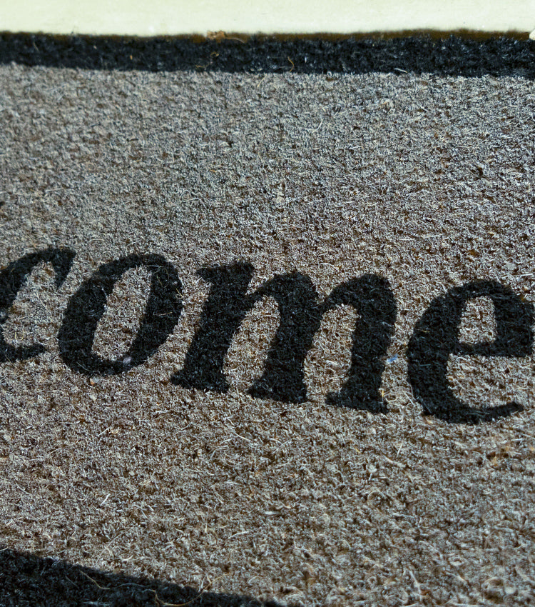 Zerbino grigio e nero in cocco