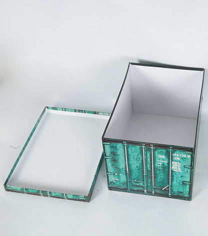 "Scatola Container" grande color verde