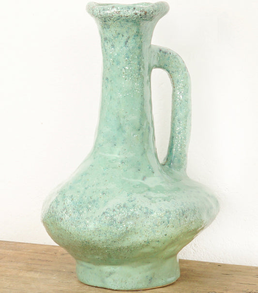 "Brocca Allungata" in cotto smaltato grande