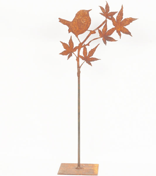 "L'Uccellino sul Ramo" in corten