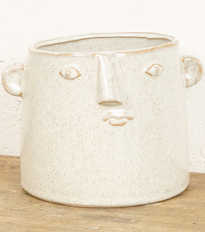 "Vasetto con il Volto Deformato" in ceramica