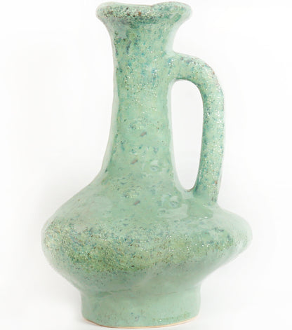 "Brocca Allungata" in cotto smaltato grande