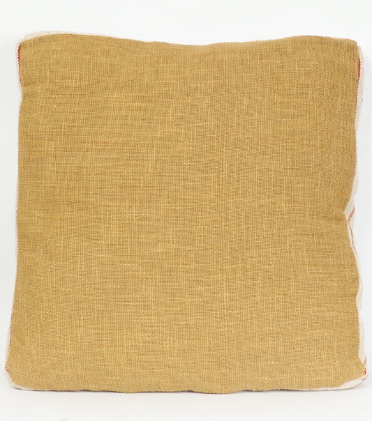 Cuscino in juta e cotone