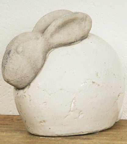 Coniglietto in cemento smaltato