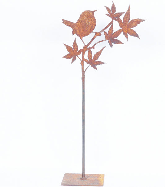"L'Uccellino sul Ramo" in corten