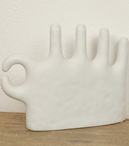 "Vaso con le Dita" in ceramica