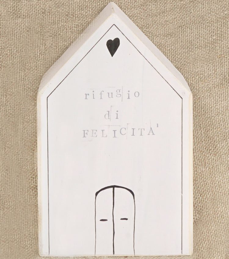 Casetta in legno "rifugio di FELICITA'"