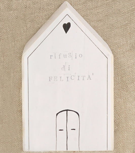 Casetta in legno "rifugio di FELICITA'"