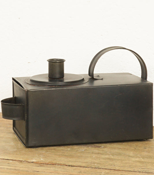 Porta-Candela con Cassetto in metallo e Candele