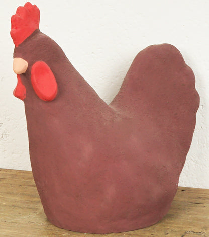 Gallo in terracotta