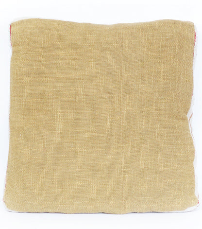 Cuscino in juta e cotone