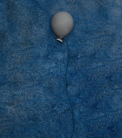 Palloncino grigio piccolo in ceramica