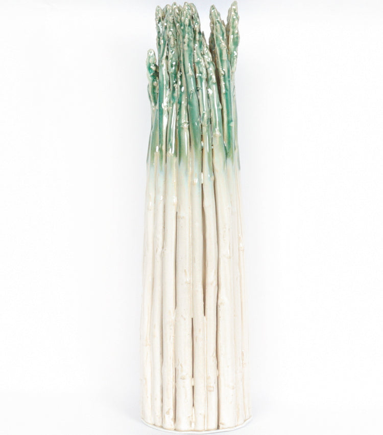 "Vaso con gli Asparagi" in ceramica