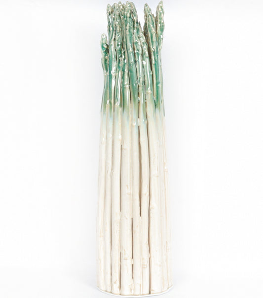 "Vaso con gli Asparagi" in ceramica