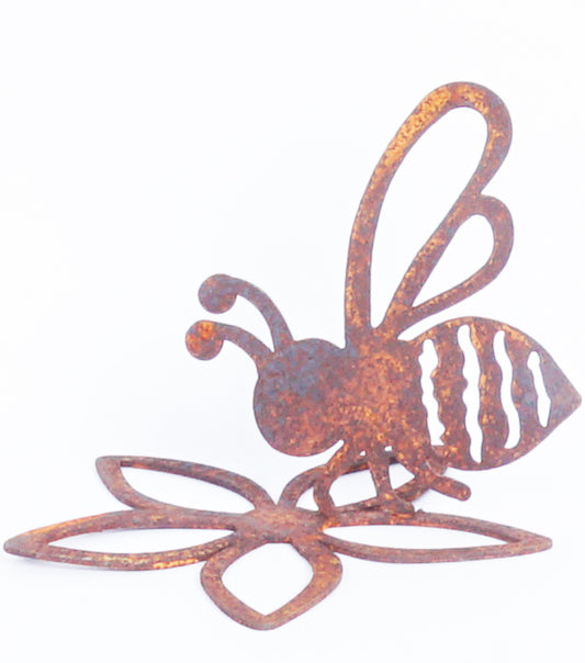 "Ape sul Fiore" in corten