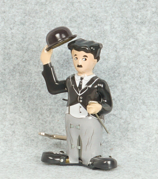"Charlie Chaplin Vintage a Carica" in metallo