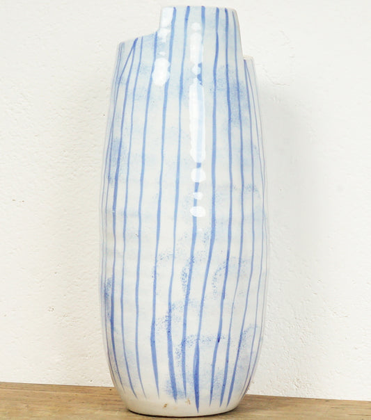 "Vaso con le Strisce" in ceramica