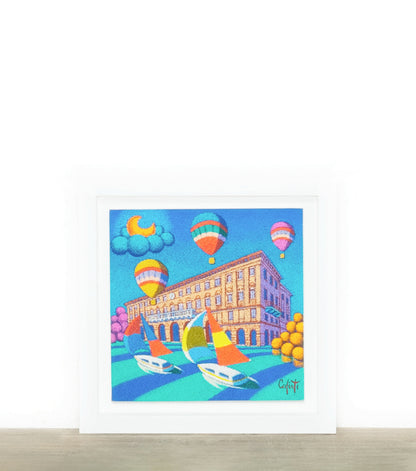 Quadro-Cornice iCALISTIni "La Piazza di Civitanova Marche"