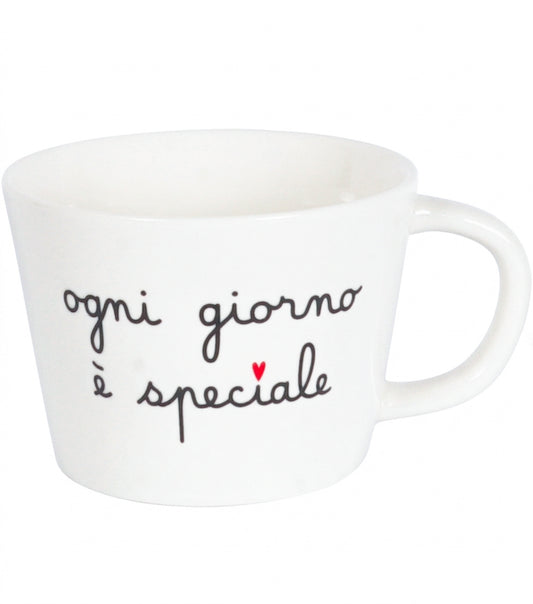Tazza "ogni giorno è speciale" in ceramica